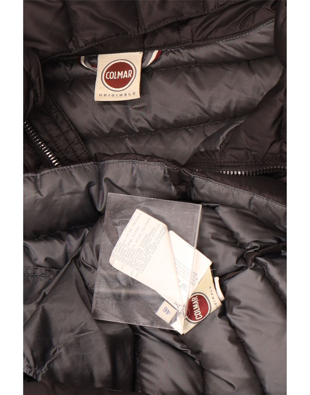 Colmar Veste matelassée à capuche IT 46 Large Noir Polyamide Femme
