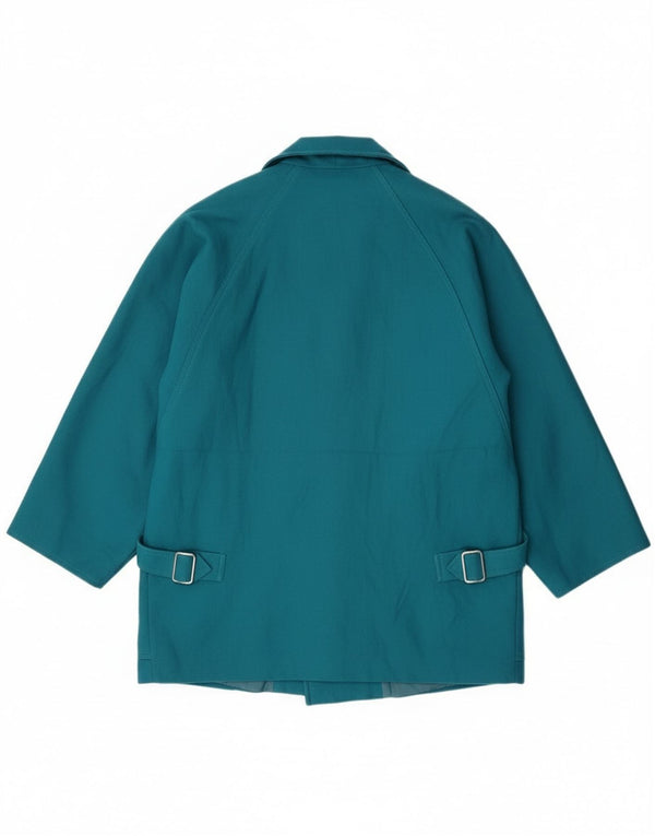 Marella Veste Blazer 2 Boutons pour Femme UK 10 Petit Turquoise Classique