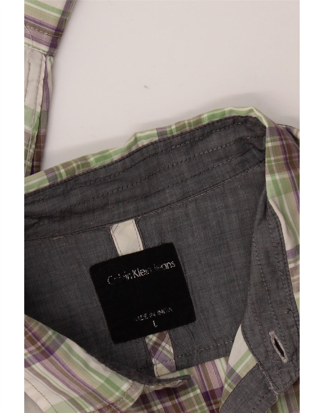 Calvin Klein Jeans Chemise Homme Grand Carreau Multicolore