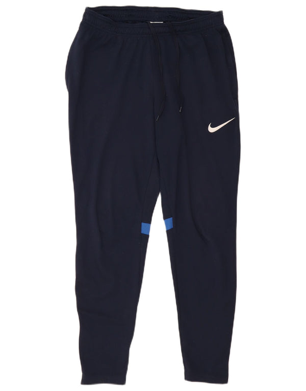 NIKE Pantalon de Survêtement Dri Fit Homme Bleu Marine Moyen Colorblock
