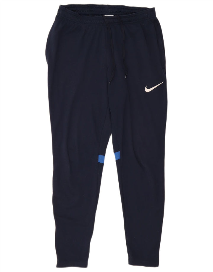 NIKE Pantalon de Survêtement Dri Fit Homme Bleu Marine Moyen Colorblock