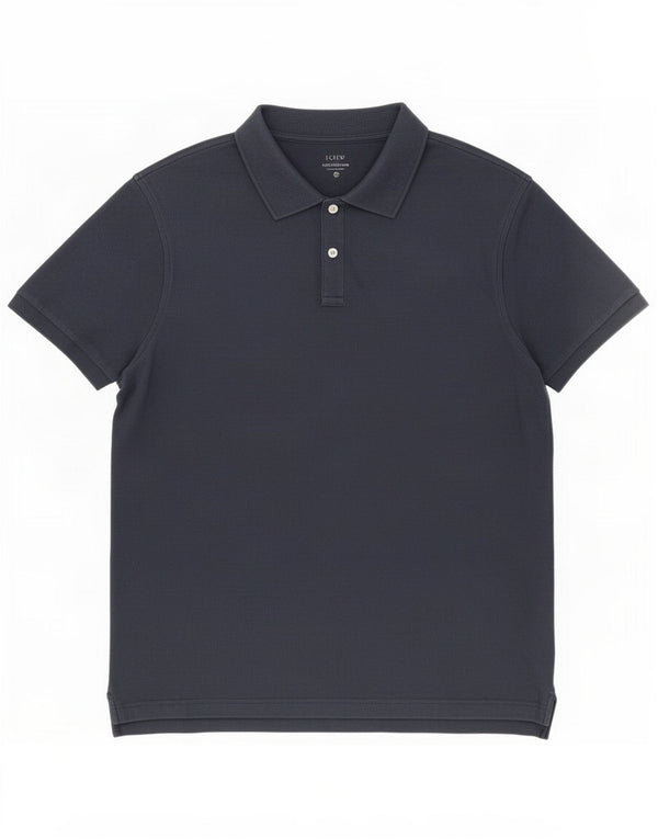 J. Crew Polo Homme XL Bleu Marine Coton