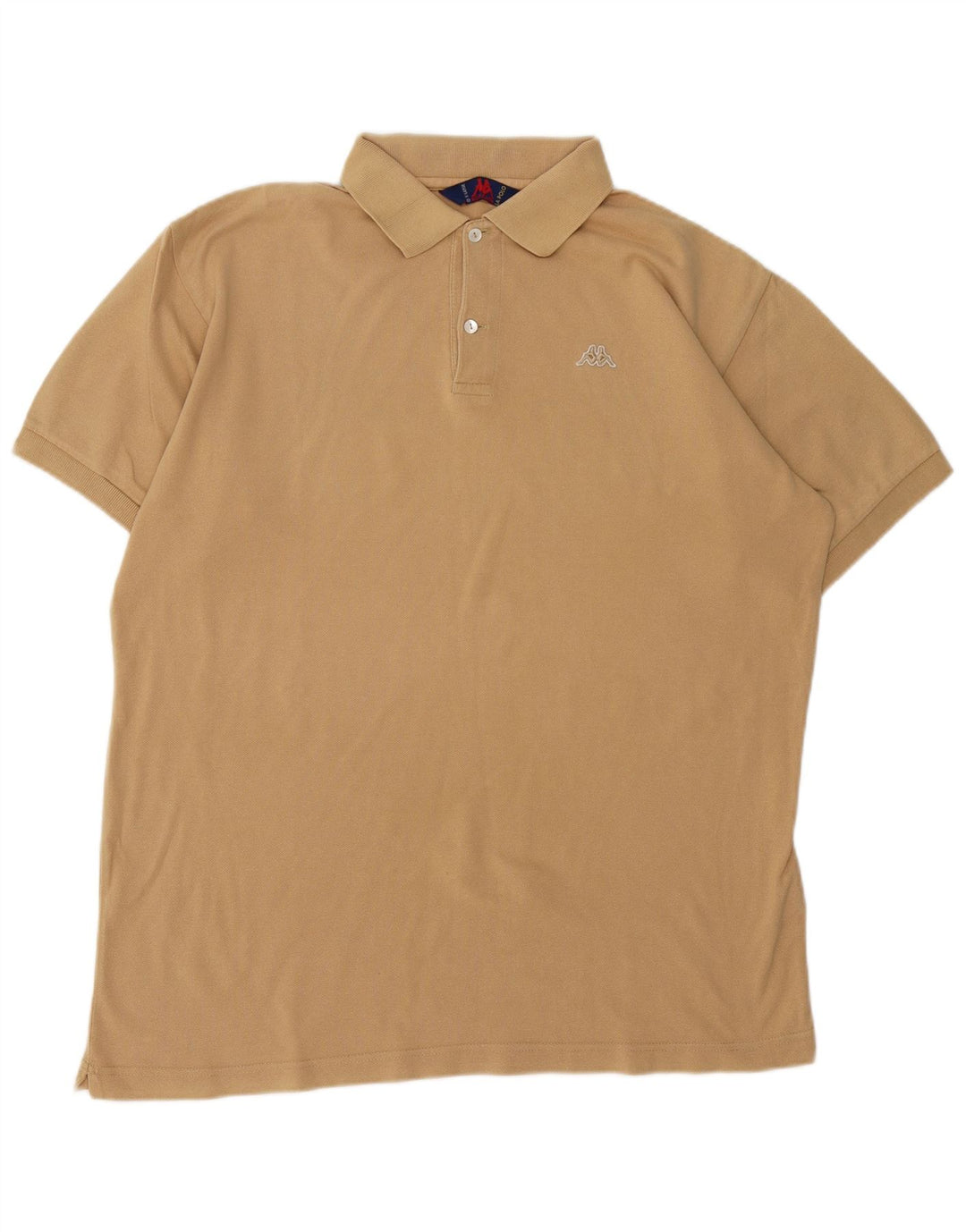 KAPPA Polo Homme XL Beige Coton