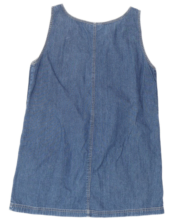 Peppercorn Robe en jean sans manches pour femme UK 14 Grand Bleu