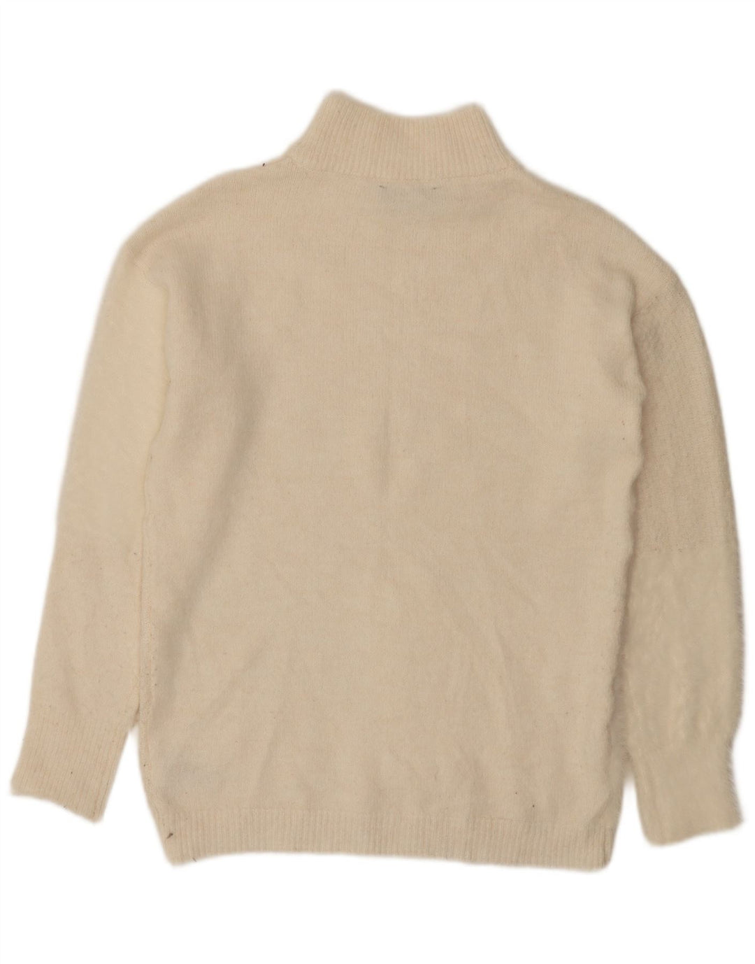 Marks & Spencer Pull col roulé pour femme UK 10 Small Beige