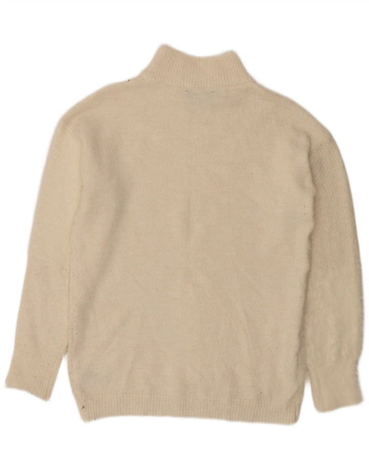 Marks & Spencer Pull col roulé pour femme UK 10 Small Beige