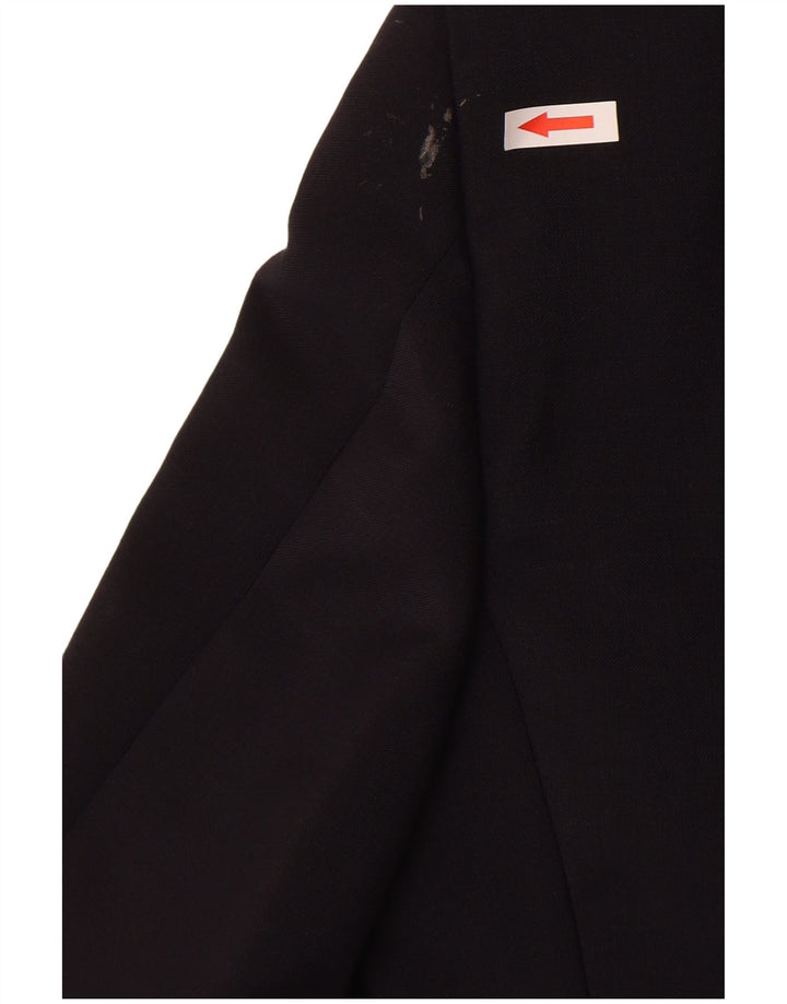 Ermenegildo Zegna Veste blazer 1 bouton pour homme UK 38 Medium Noir Classique