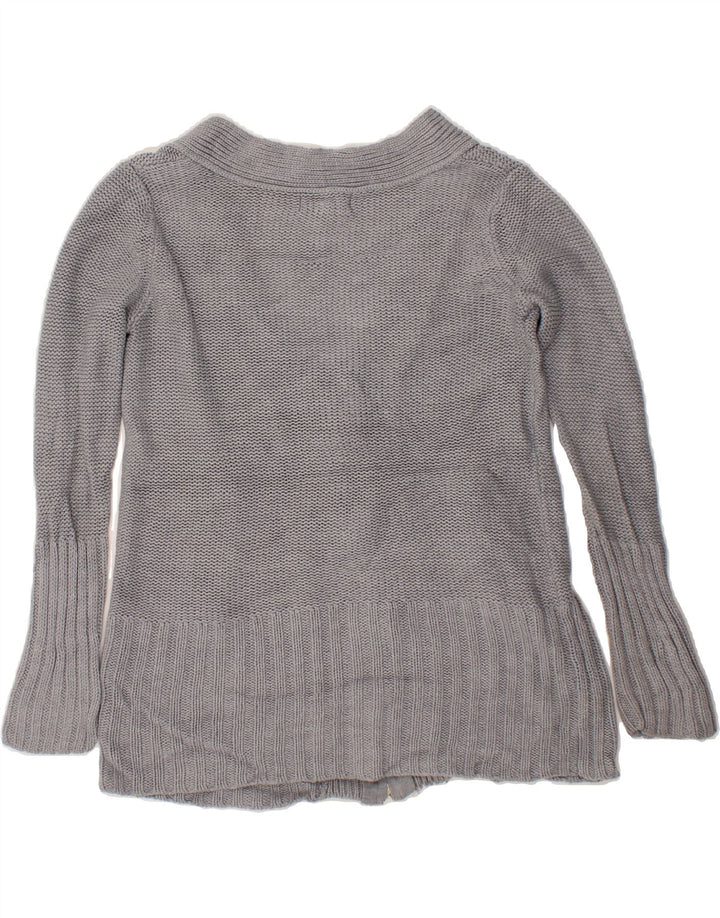 MOSSIMO Womens Cardigan Sweater UK 14 Medium Grey Acrylic Vintage Mossimo and Second-Hand Mossimo from Messina Hembry 