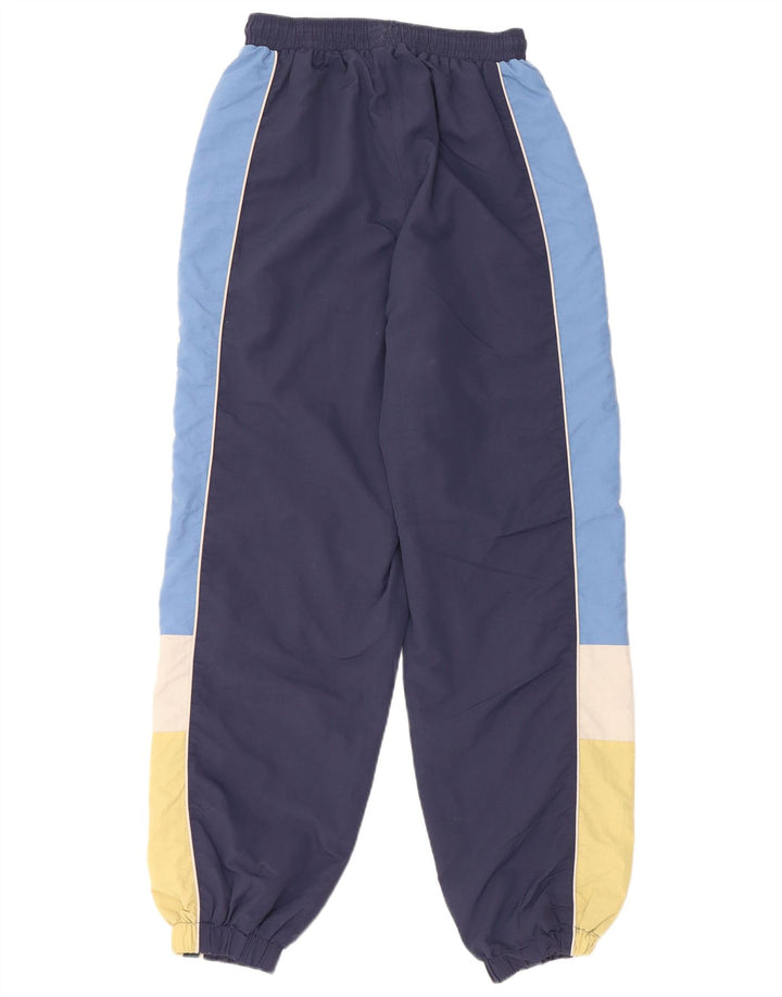 ELLESSE Pantalon de survêtement pour femme Joggers UK 8 Small Bleu marine Colourblock