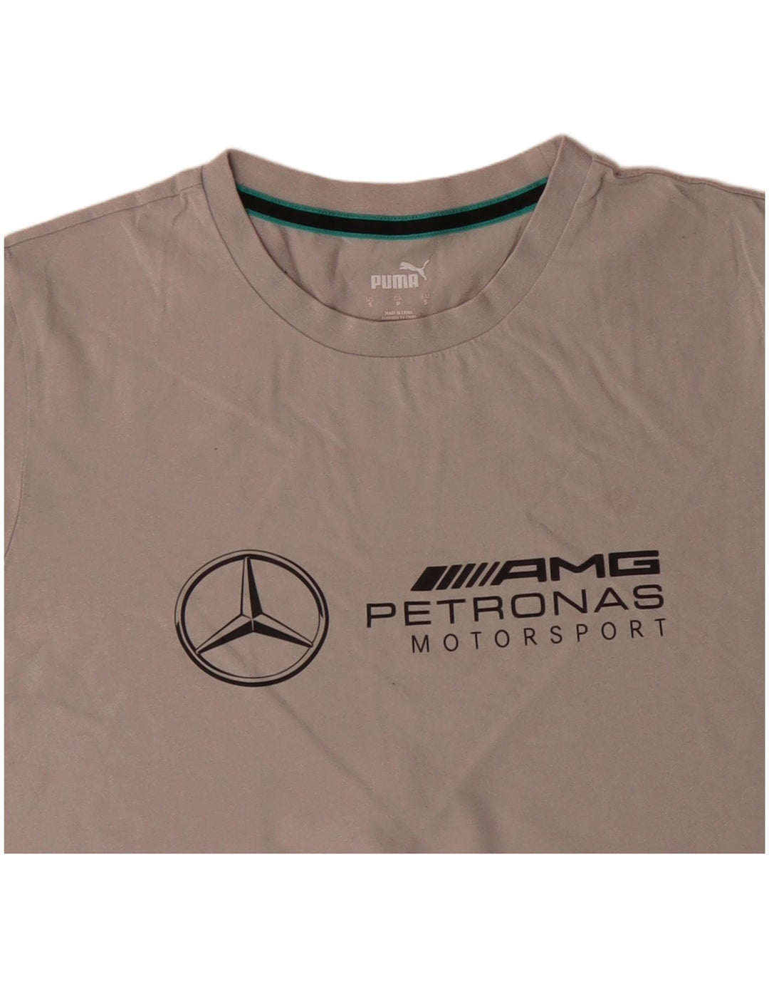 PUMA T-Shirt Graphique Homme Petit Gris Coton