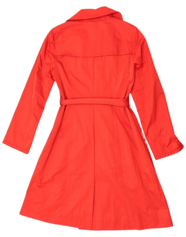 HOBBS Trench-Coat Femme UK 10 Petit Rouge Polyester