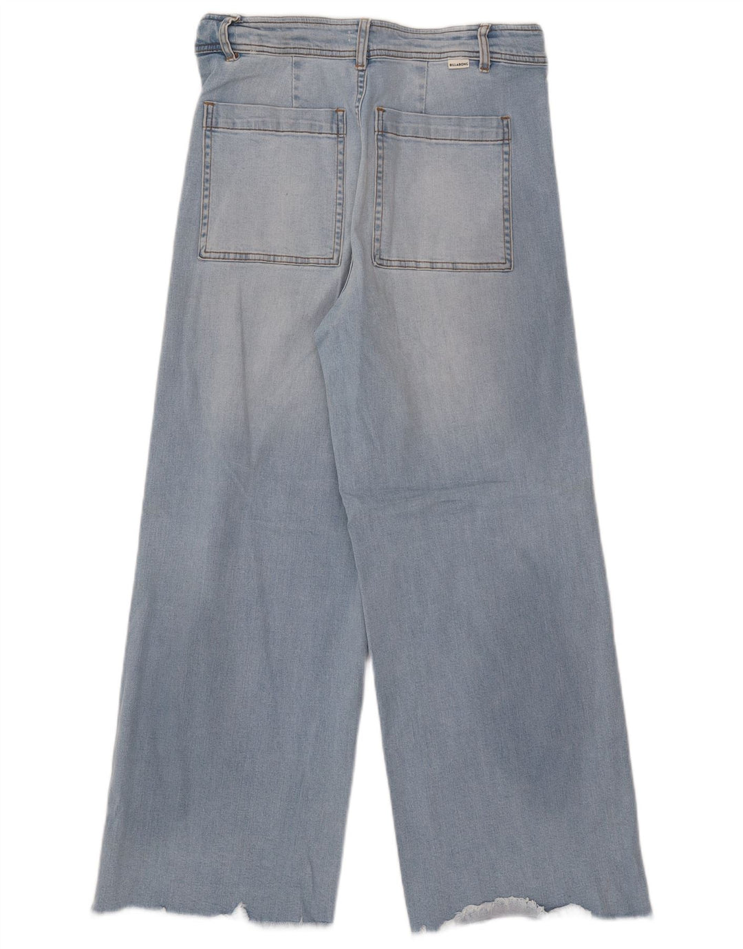 BILLABONG Jean Taille Haute Jambe Large Femme W30 L27 Bleu