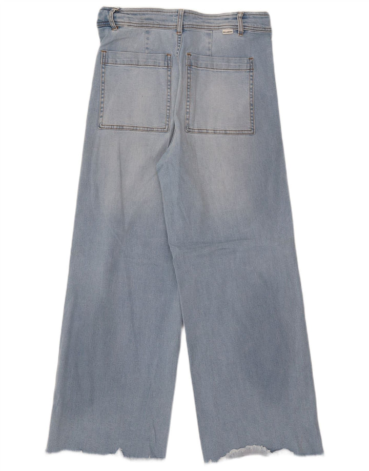 BILLABONG Jean Taille Haute Jambe Large Femme W30 L27 Bleu