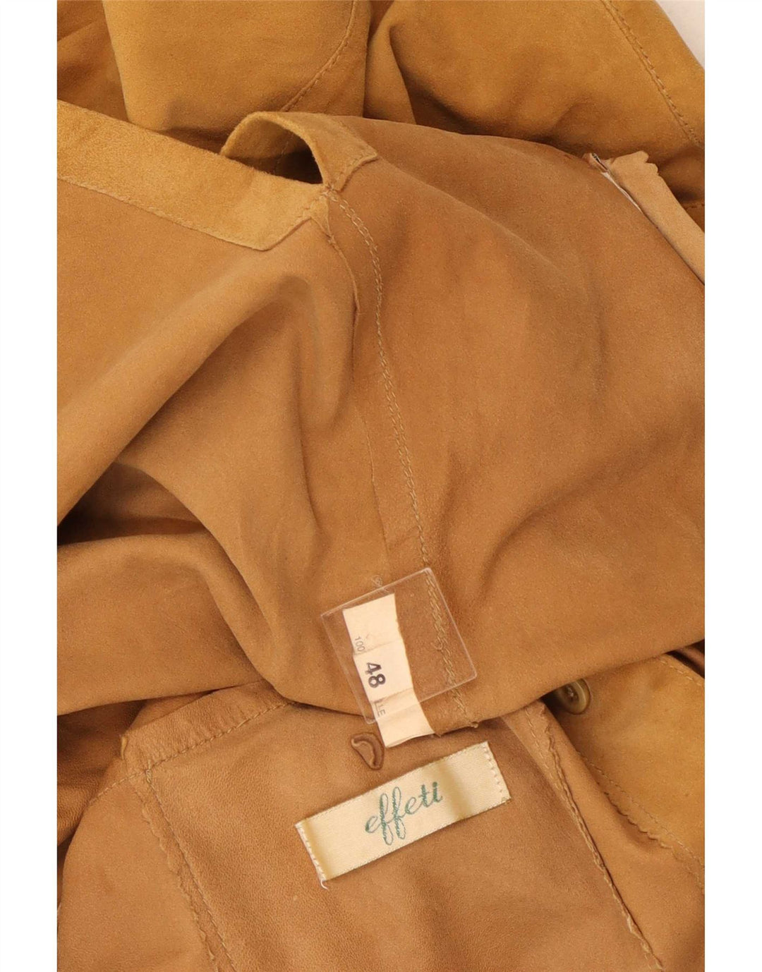 Effeti Veste en Daim Femme IT 48 XL Cuir Beige