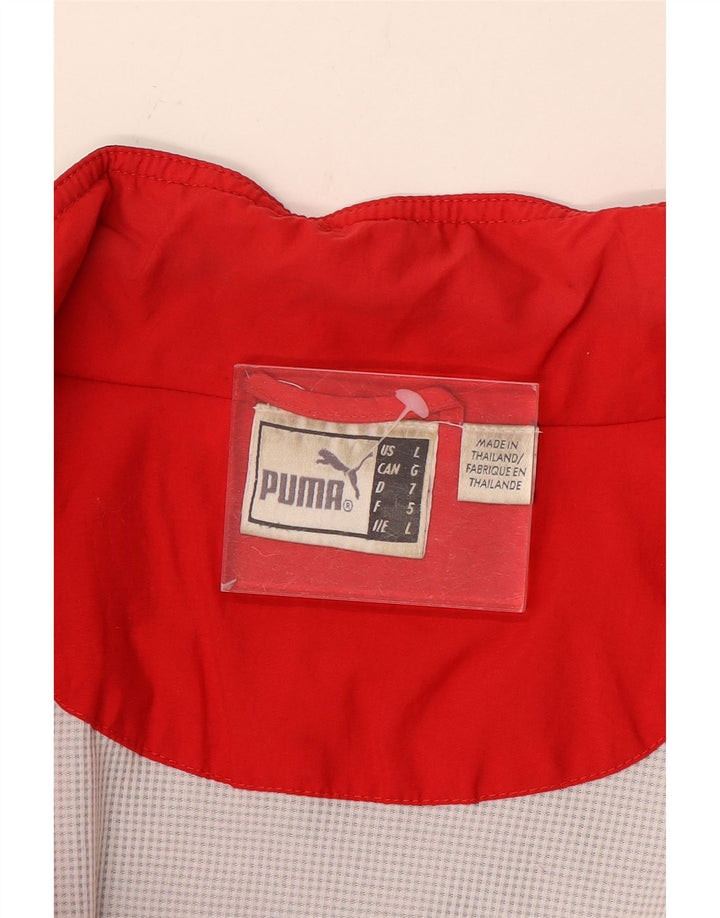 Puma Veste de survêtement pour homme Taille L Bleu marine Colourblock