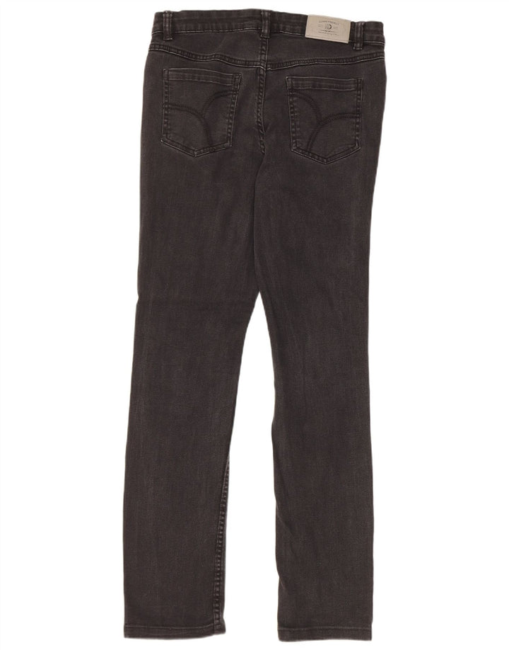Dack's Jean droit coupe droite pour femme IT 42 Medium W28 L28 Noir Coton