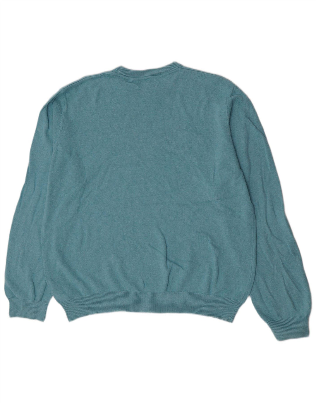 Marks & Spencer Pull à col rond pour homme XL en coton bleu