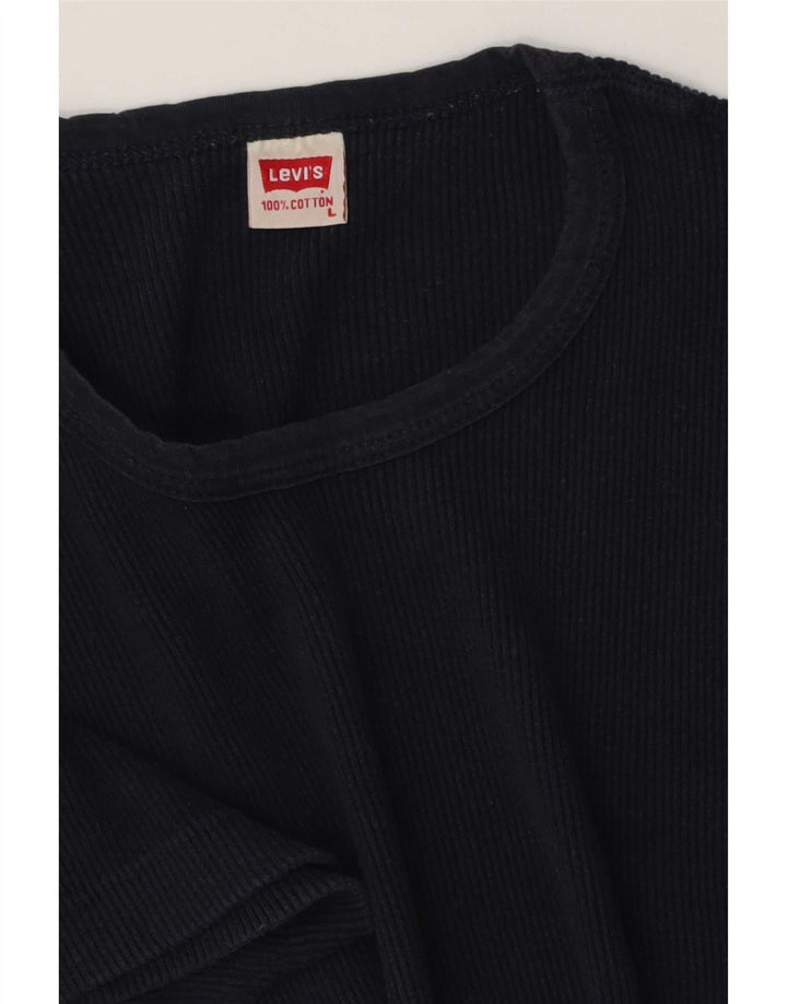 Levi's T-Shirt Homme Bleu Marine Large Coton