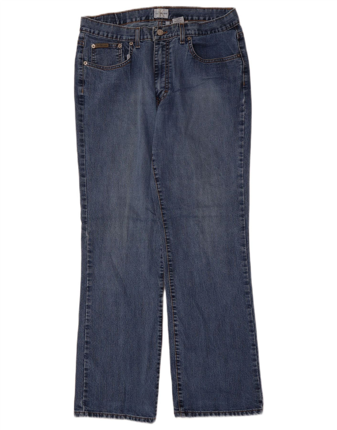 Calvin Klein Jean droit femme W32 L29 coton bleu
