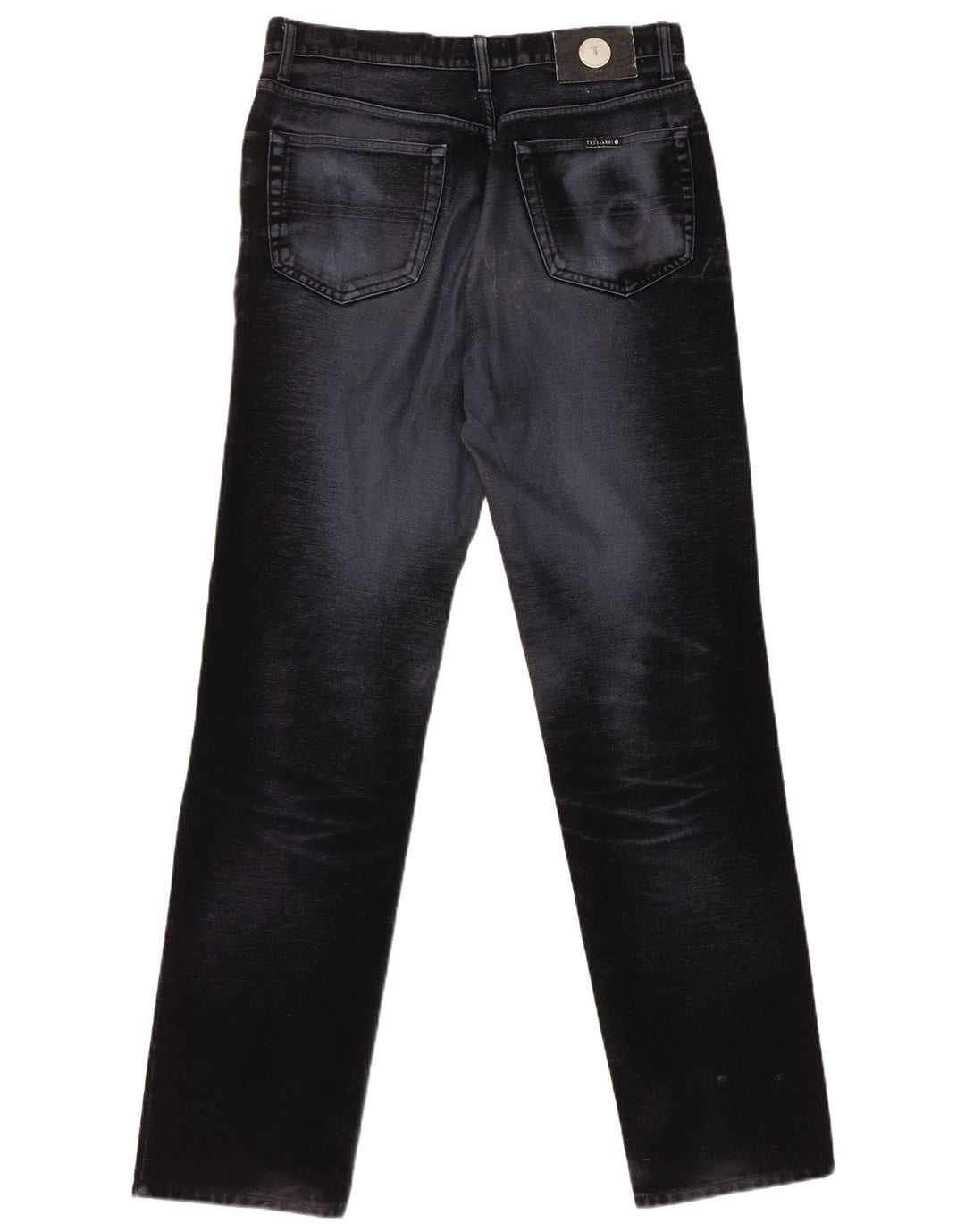Trussardi Jean Droit W30 L32 Bleu Marine Coton Homme