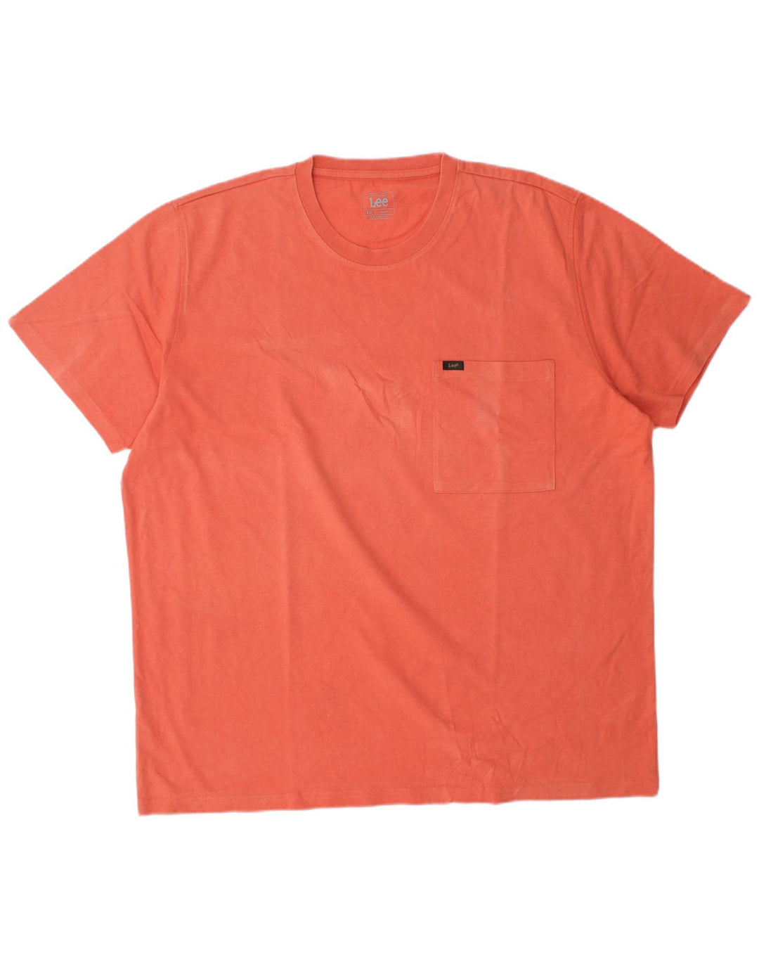 Lee T-Shirt coupe régulière pour hommes, haut 2XL, coton orange