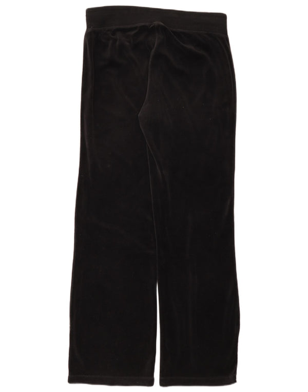 Calvin Klein Pantalon de survêtement pour femme UK 16 Large Noir Colorblock Coton
