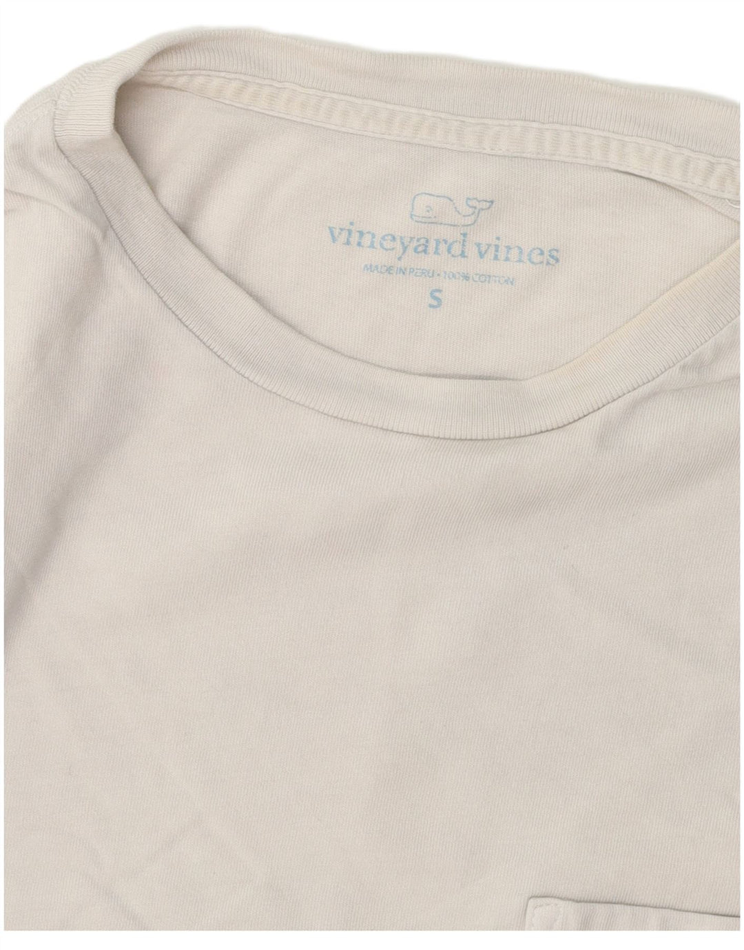 VINEYARD VINES T-Shirt Graphique Homme Petit Blanc Cassé Coton