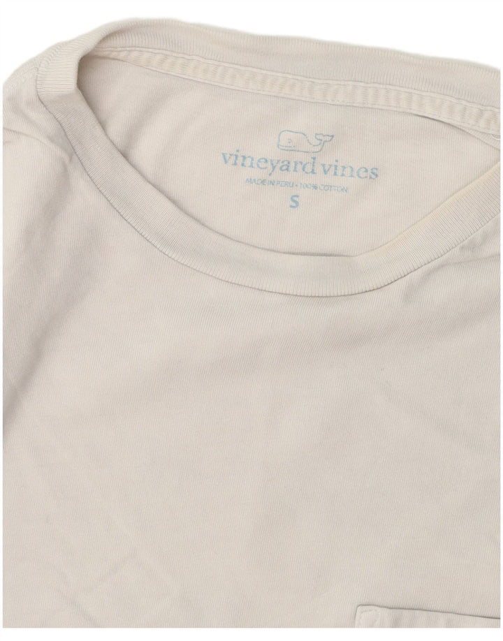 VINEYARD VINES T-Shirt Graphique Homme Petit Blanc Cassé Coton