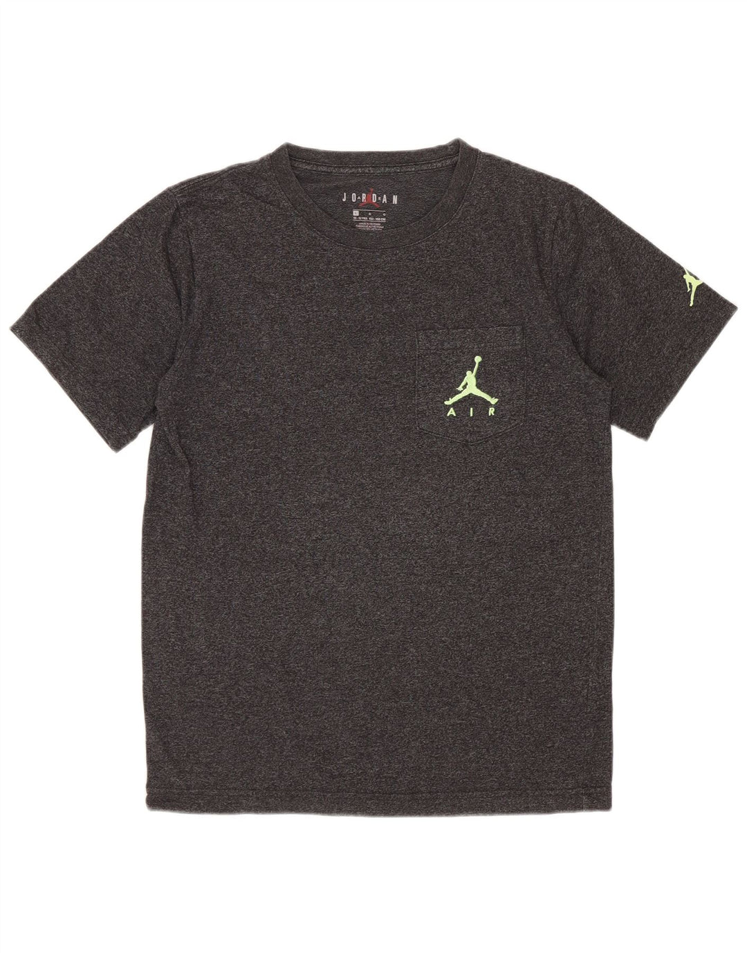 Jordan T-Shirt Garçon 12-13 Ans Grand Gris Moucheté