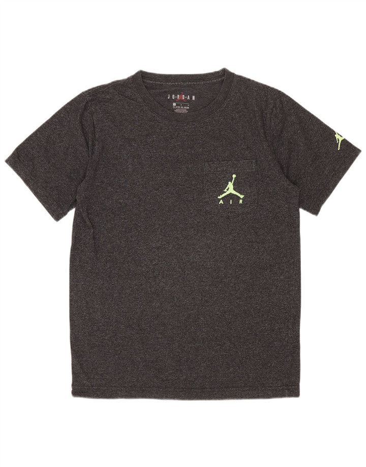 Jordan T-Shirt Garçon 12-13 Ans Grand Gris Moucheté