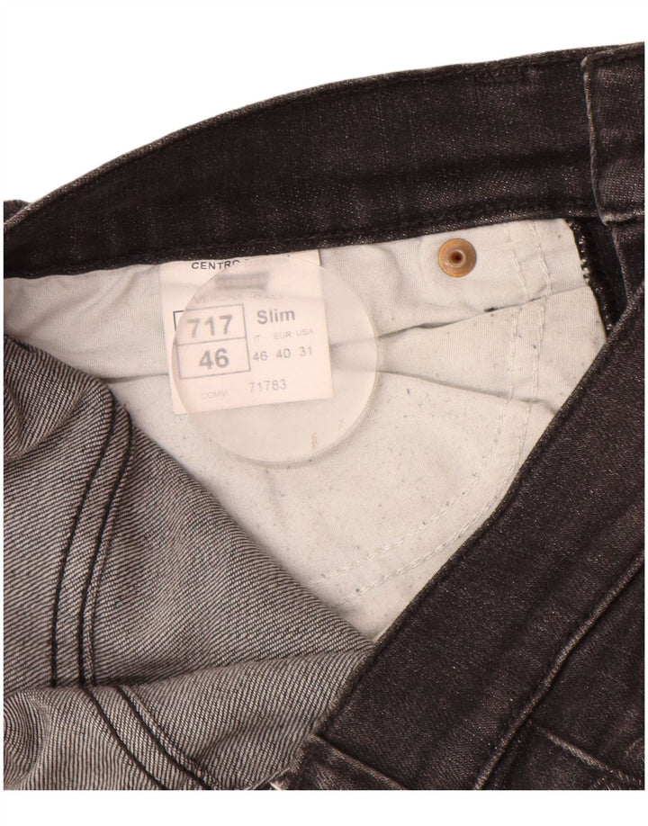 Carrera Jean slim vieilli W31 L32 pour homme en coton gris