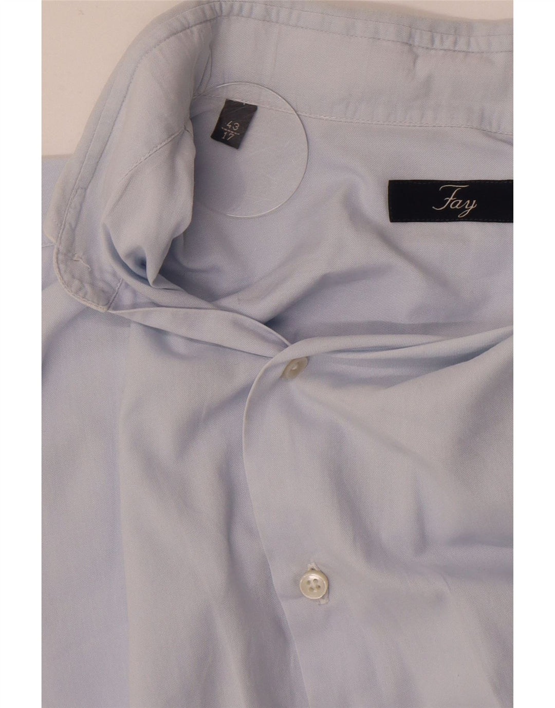 Fay Chemise Homme Taille 43 17 XL Bleu