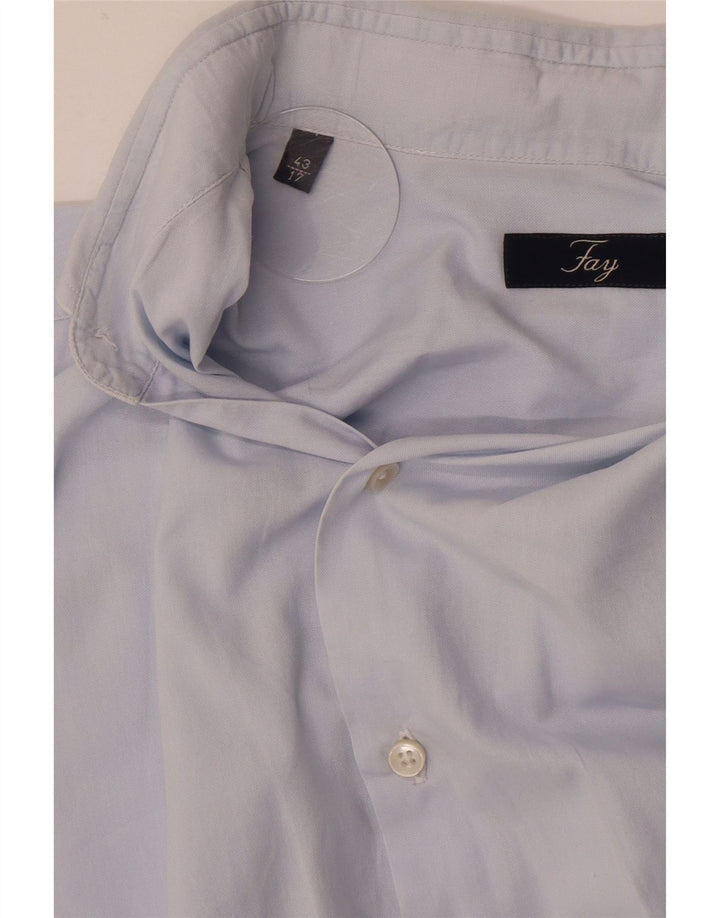 Fay Chemise Homme Taille 43 17 XL Bleu