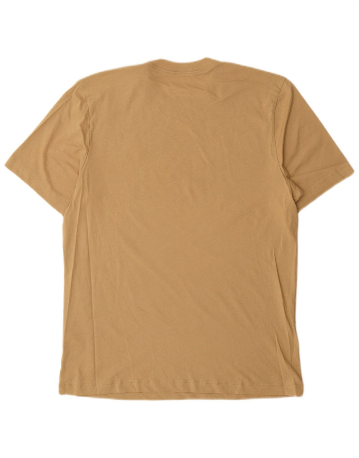 Nike T-Shirt Homme Coton Beige Moyen