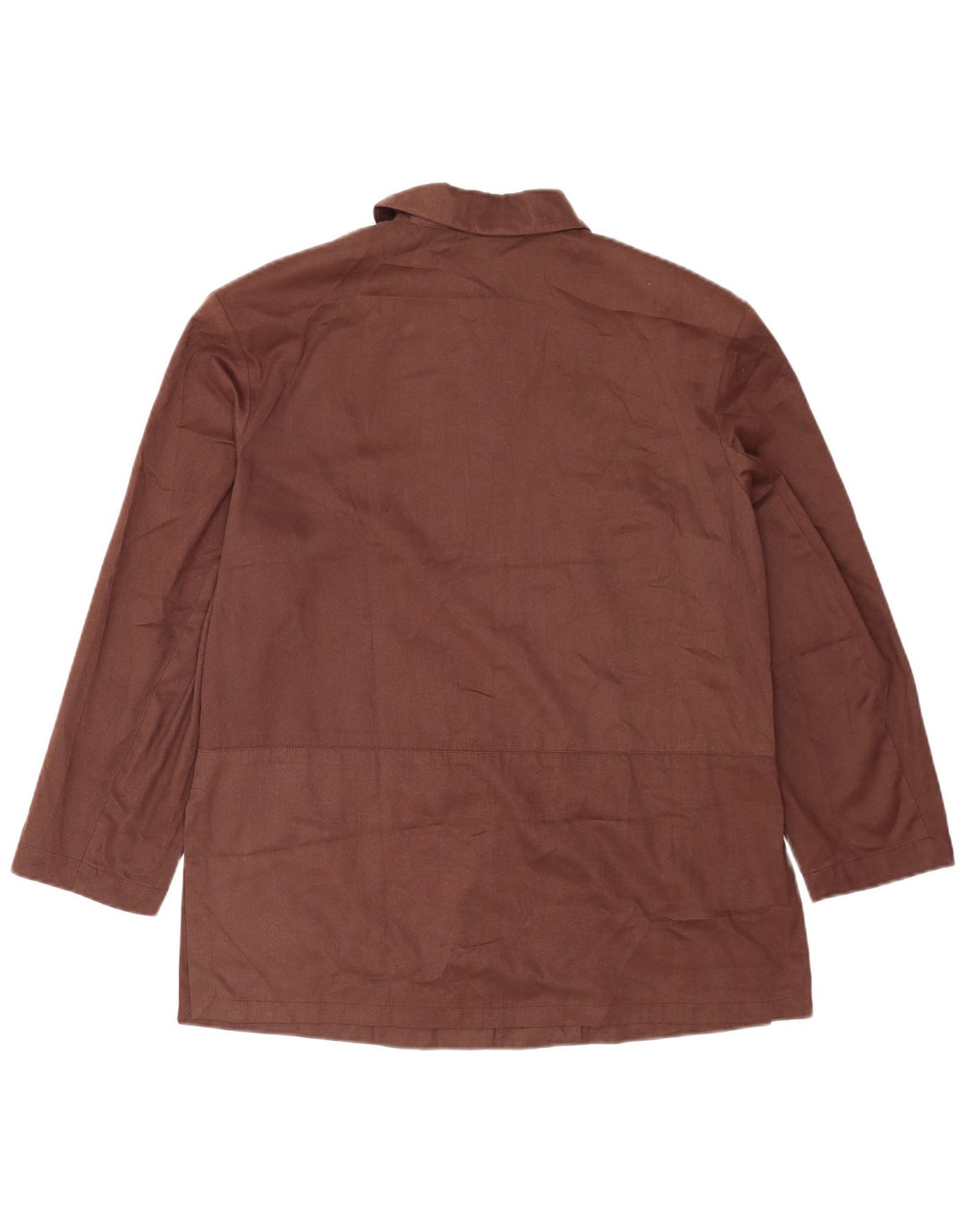 Marks & Spencer Veste blazer à 3 boutons pour femme UK 14 Large Marron Polyester
