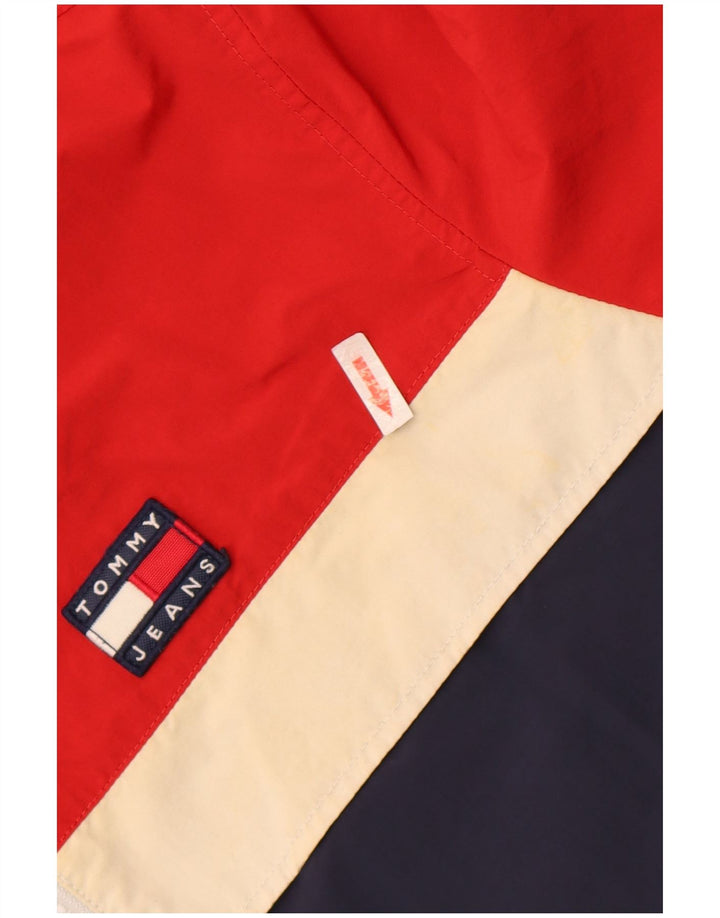 Tommy Hilfiger Veste de pluie pour homme UK 38 Medium Multicolore Colourblock