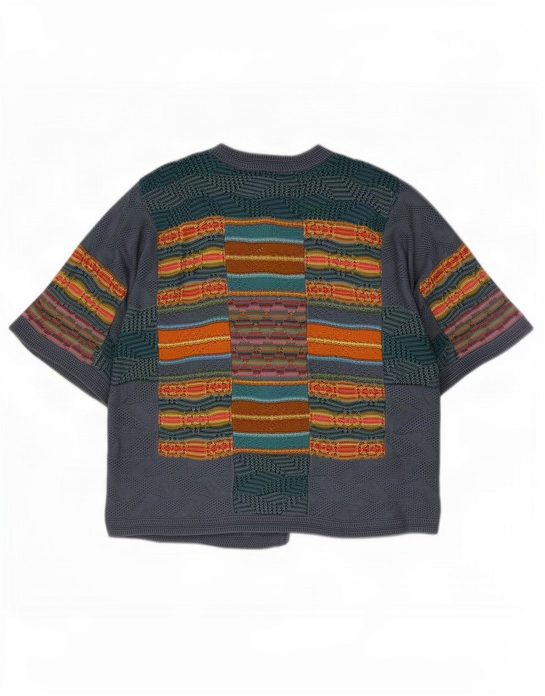 Peruvian Connection Cardigan à manches courtes pour femme Gris UK 6 XS