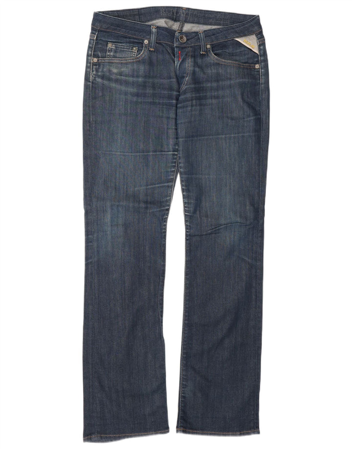 Replay Jean Bootcut Femme W30 L32 Bleu Marine Coton