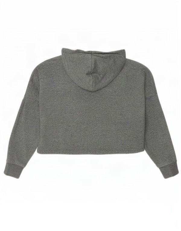 Puma Pull à capuche surdimensionné graphique pour fille 11-12 ans Gris