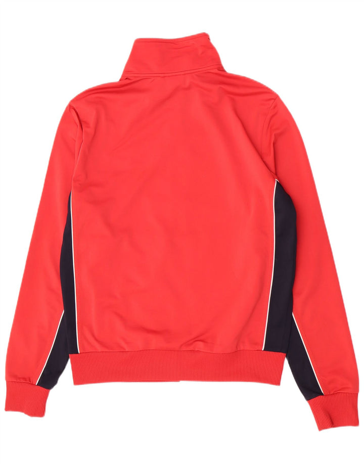 Puma Veste de Survêtement Homme Rouge Moyen Polyester Colorblock