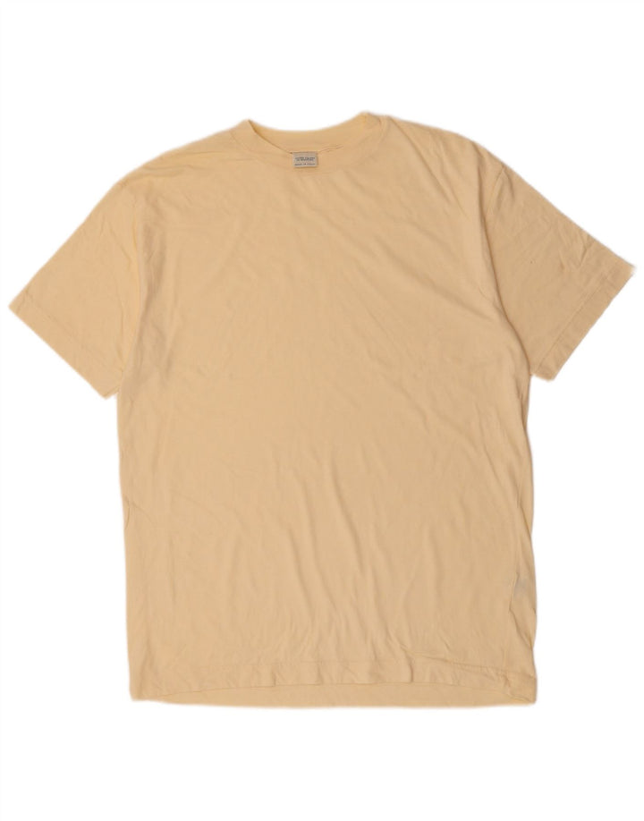 BENETTON T-Shirt Homme Coton Beige Moyen