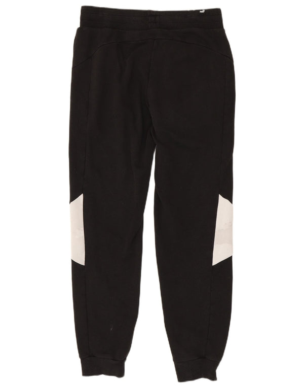 Puma Pantalon de Survêtement Joggers Homme Noir Moyen Colorblock Coton