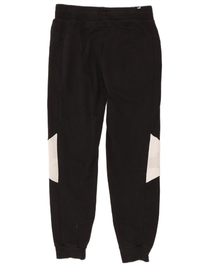 Puma Pantalon de Survêtement Joggers Homme Noir Moyen Colorblock Coton