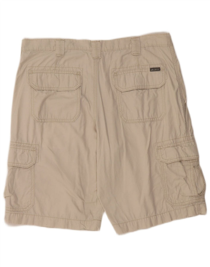 EDDIE BAUER Short Cargo Homme W36 Grand Gris Coton