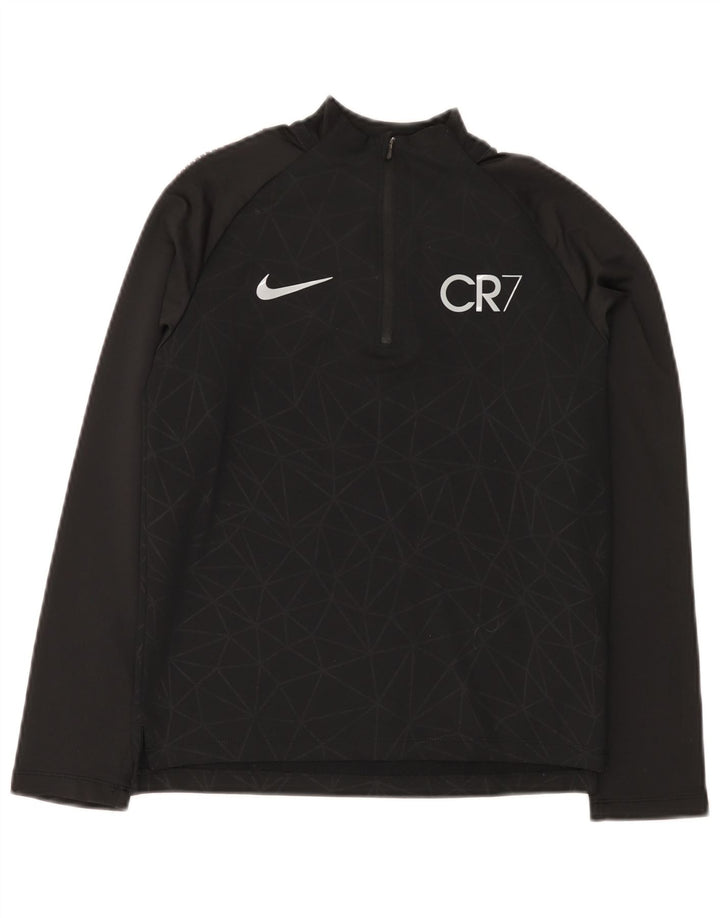 Haut de survêtement Nike CR7 Graphic pour garçon, 10-11 ans, noir moyen
