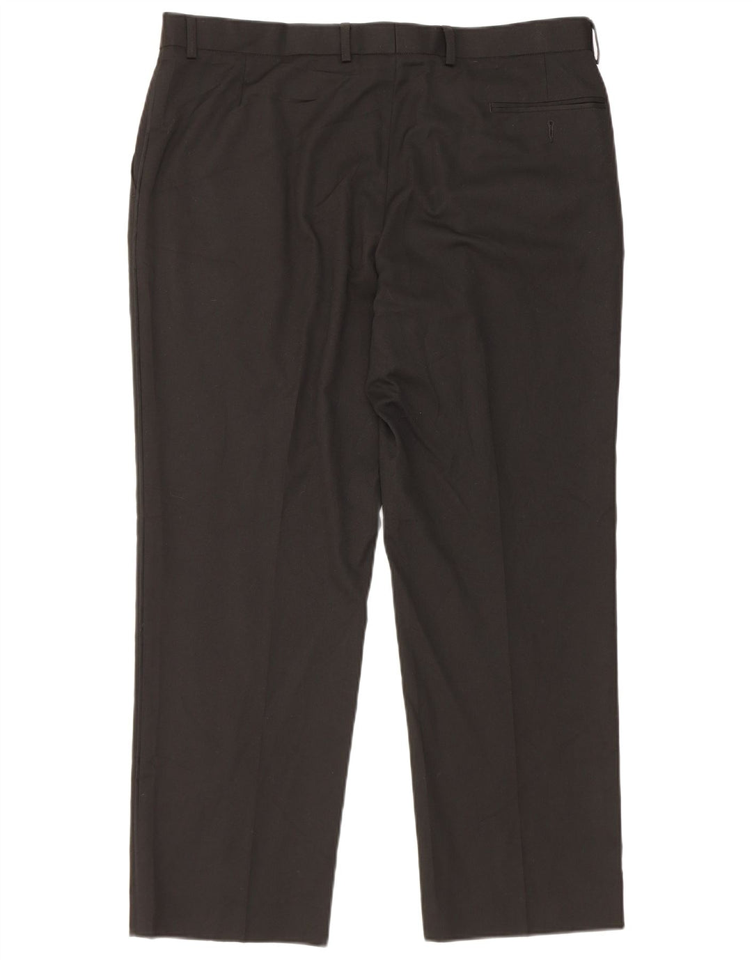 Marks & Spencer Pantalon de costume droit pour homme W38 L29 Noir Polyester