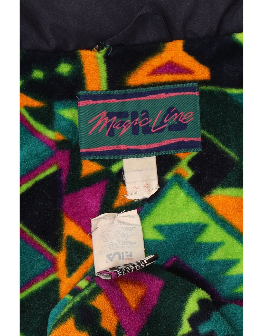 Fila Veste Coupe-Vent Magic Line Homme UK 44 2XL Bleu Marine Polyester