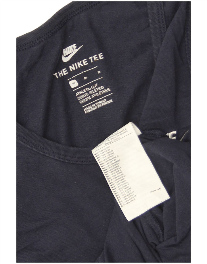 Nike Homme Coupe Athlétique Débardeur Bleu Marine Moyen Coton
