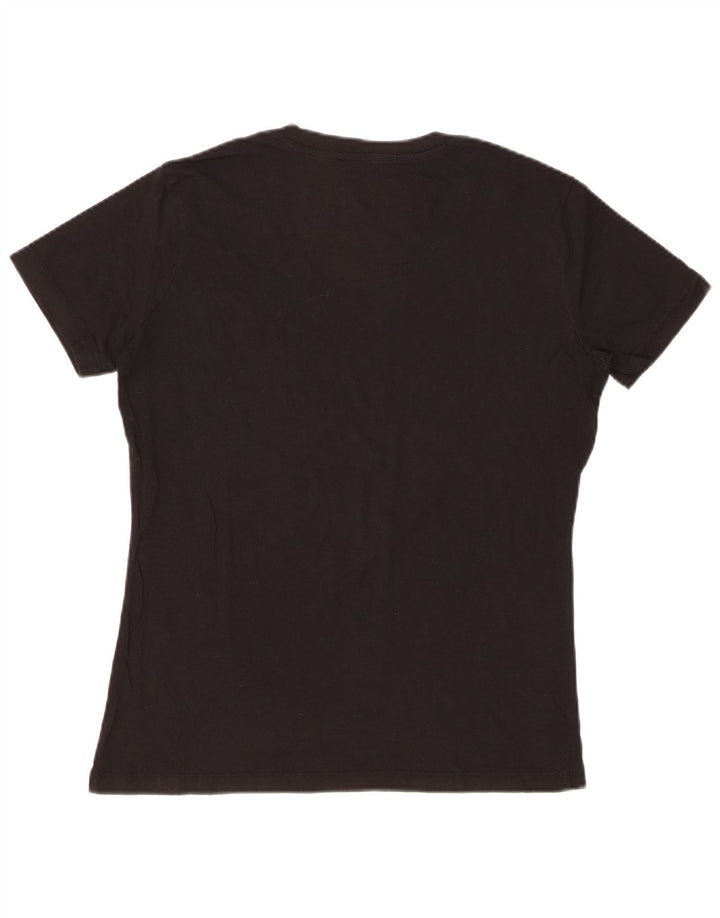 CALVIN KLEIN JEANS T-Shirt Graphique Femme UK 20 2XL Noir