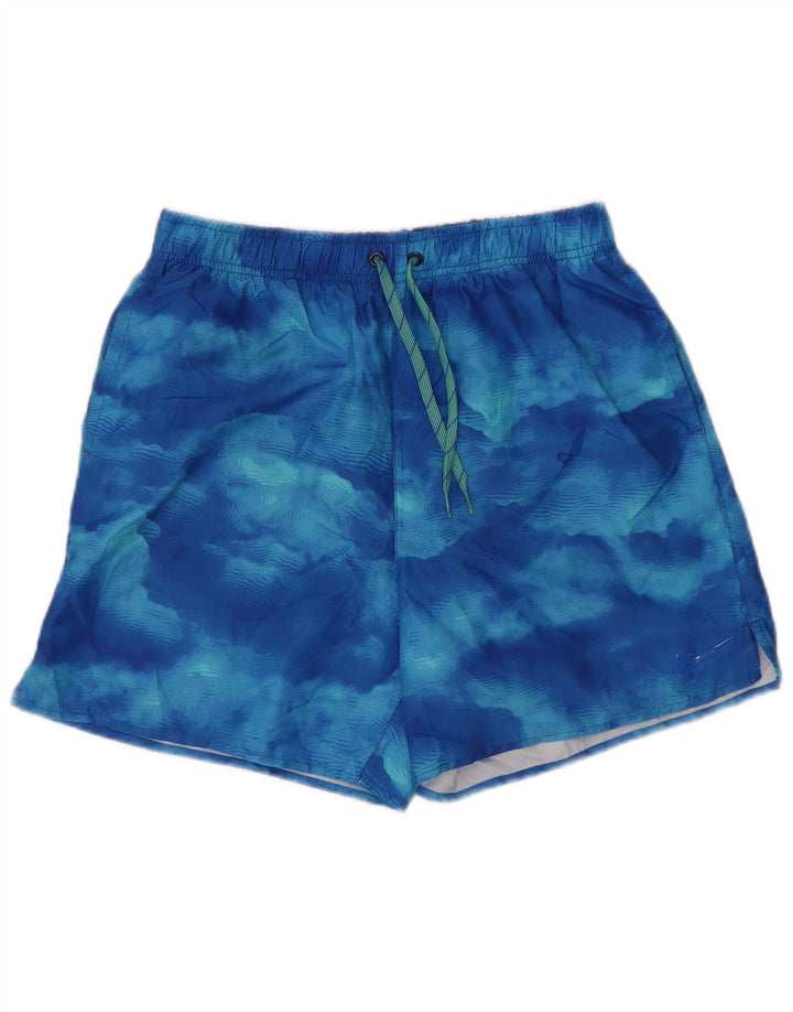 Nike Short de bain pour homme Bleu moyen Tie Dye Polyester